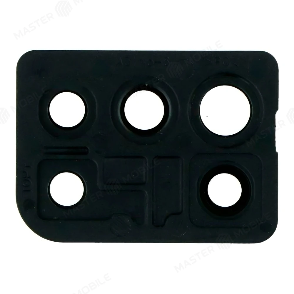 Стекло задней камеры для Samsung A315 Galaxy A31 (черный) (в рамке) фото №2