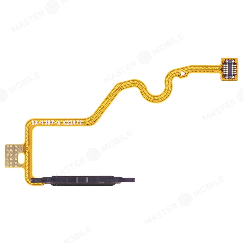 Шлейф для Infinix Hot 40 (X6836) с комп. + сканер отпечатка пальца (черный) фото №2