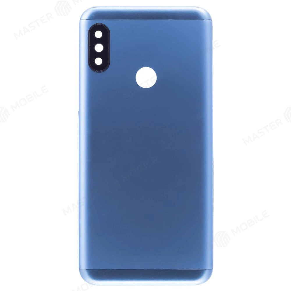 Задняя крышка для Xiaomi Mi A2 Lite (M1805D1SG) / Redmi 6 Pro (голубой) (в сборе со стеклом камеры) фото №1