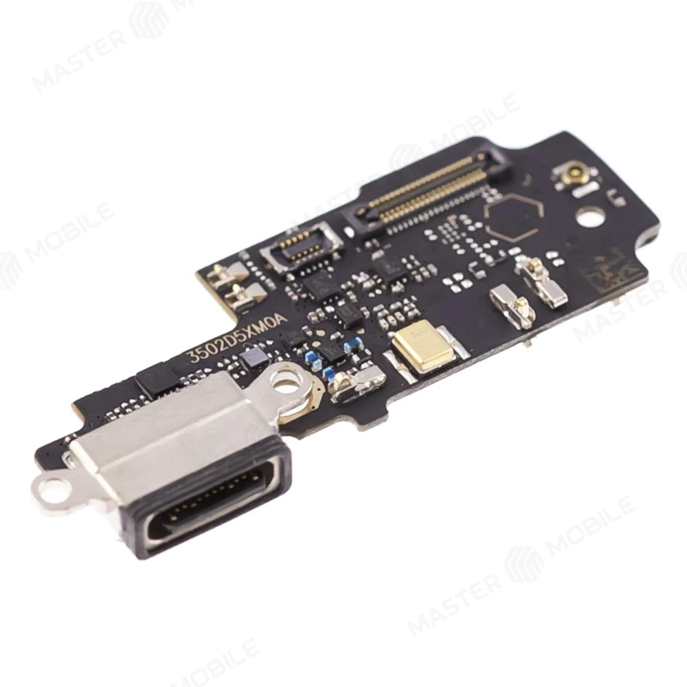 Нижняя плата для Xiaomi Mi Mix 2s (M1803D5XA) с комп. + разъем зарядки + микрофон (ORIG100)  фото №3