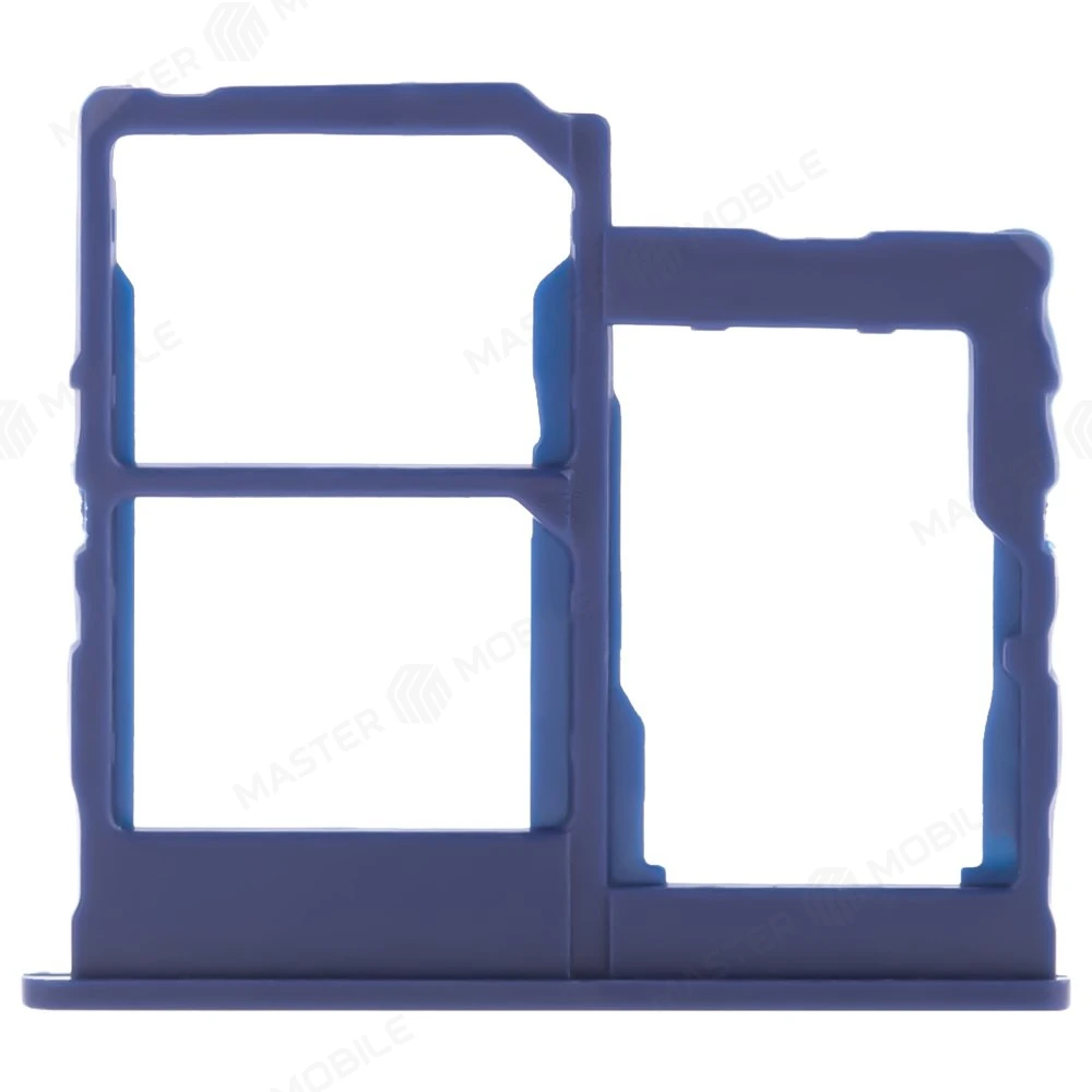Держатель сим-карты для Samsung A013 Galaxy A01 Core (синий) фото №1