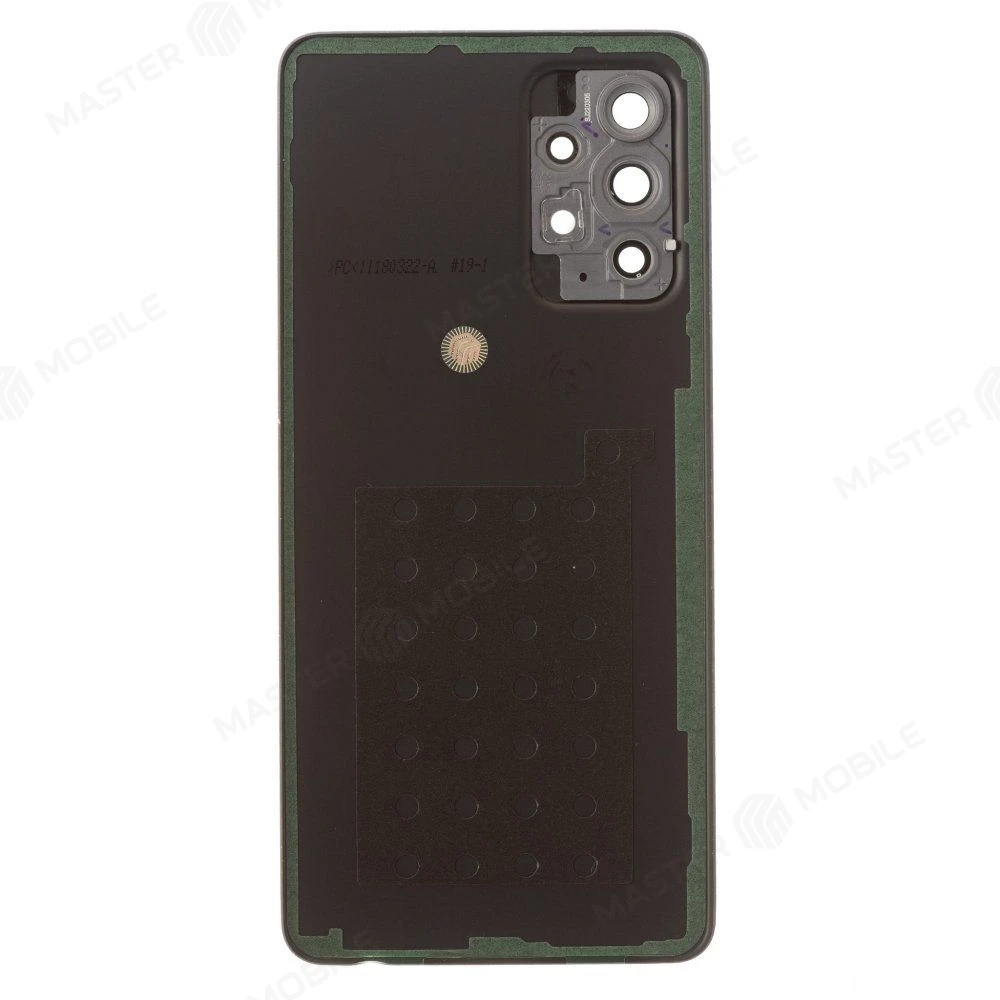 Задняя крышка для Samsung A525 Galaxy A52 / A526 Galaxy A52 5G / A528 Galaxy A52s (черный) (в сборе со стеклом камеры) (ORIG100) фото №2