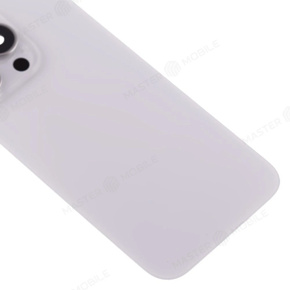 Задняя крышка для Apple iPhone 15 Pro (белый) (в сборе) (с разбора) (ORIG100) (возможен дефект ЛКП) фото №4