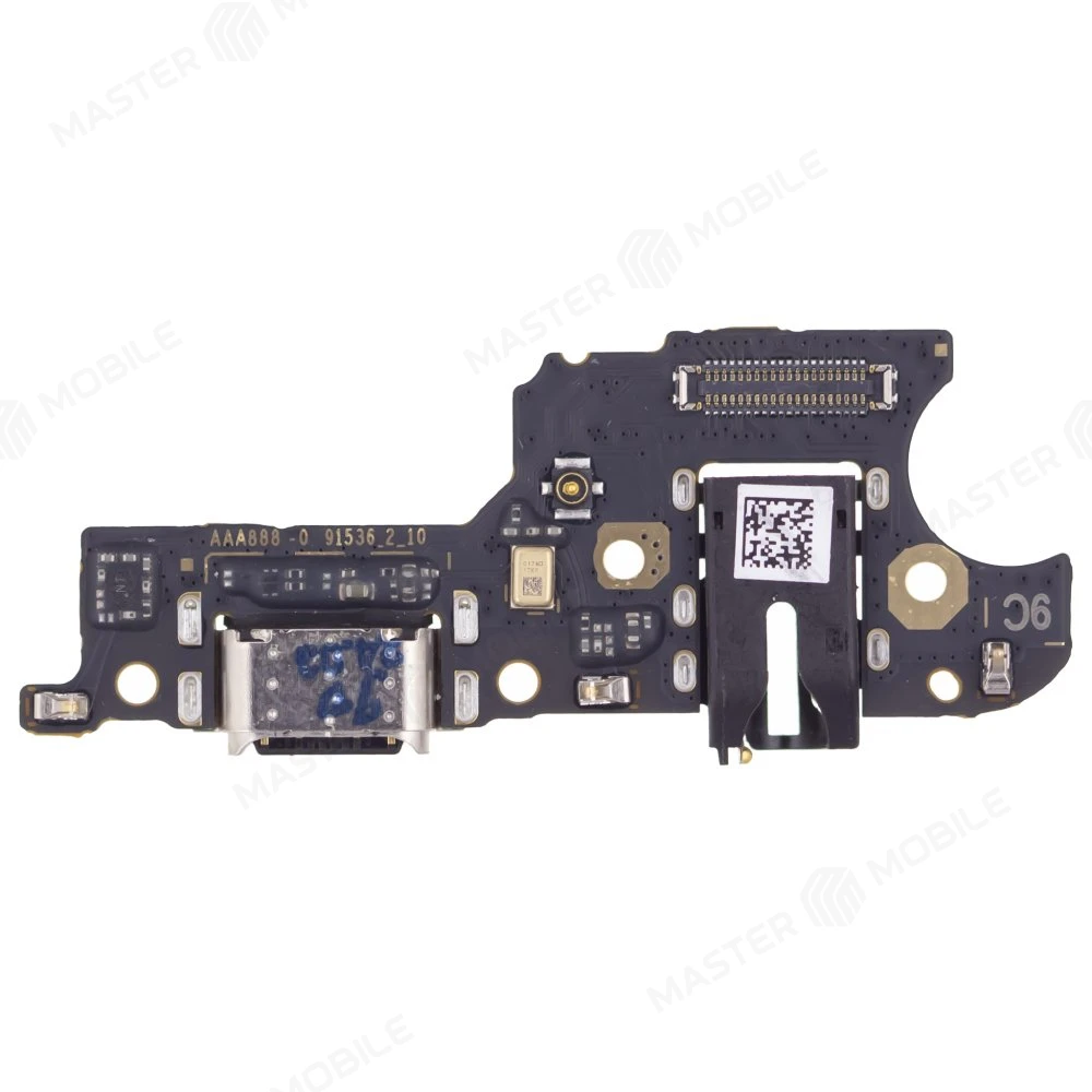 Нижняя плата для Realme C25 (RMX3191) / C25S (RMX3195) / Narzo 50A (RMX3430) с комп. + разъем зарядки + микрофон (ORIG100) фото №1