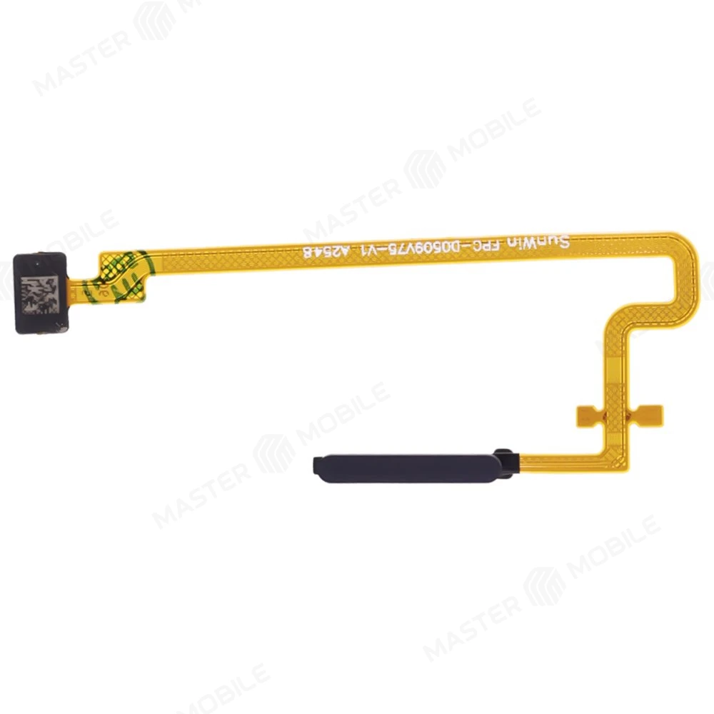 Шлейф для Tecno Spark 10 Pro (KI7) с комп. + сканер отпечатка пальца (черный)  фото №1