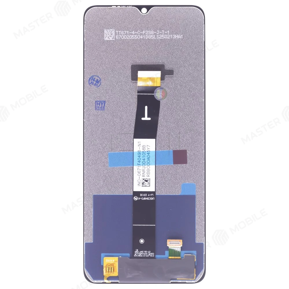 Дисплей для Xiaomi Redmi 12C (22120RN86G) / Poco C55 (22127PC95I) + тачскрин (черный) (ORIG) фото №2