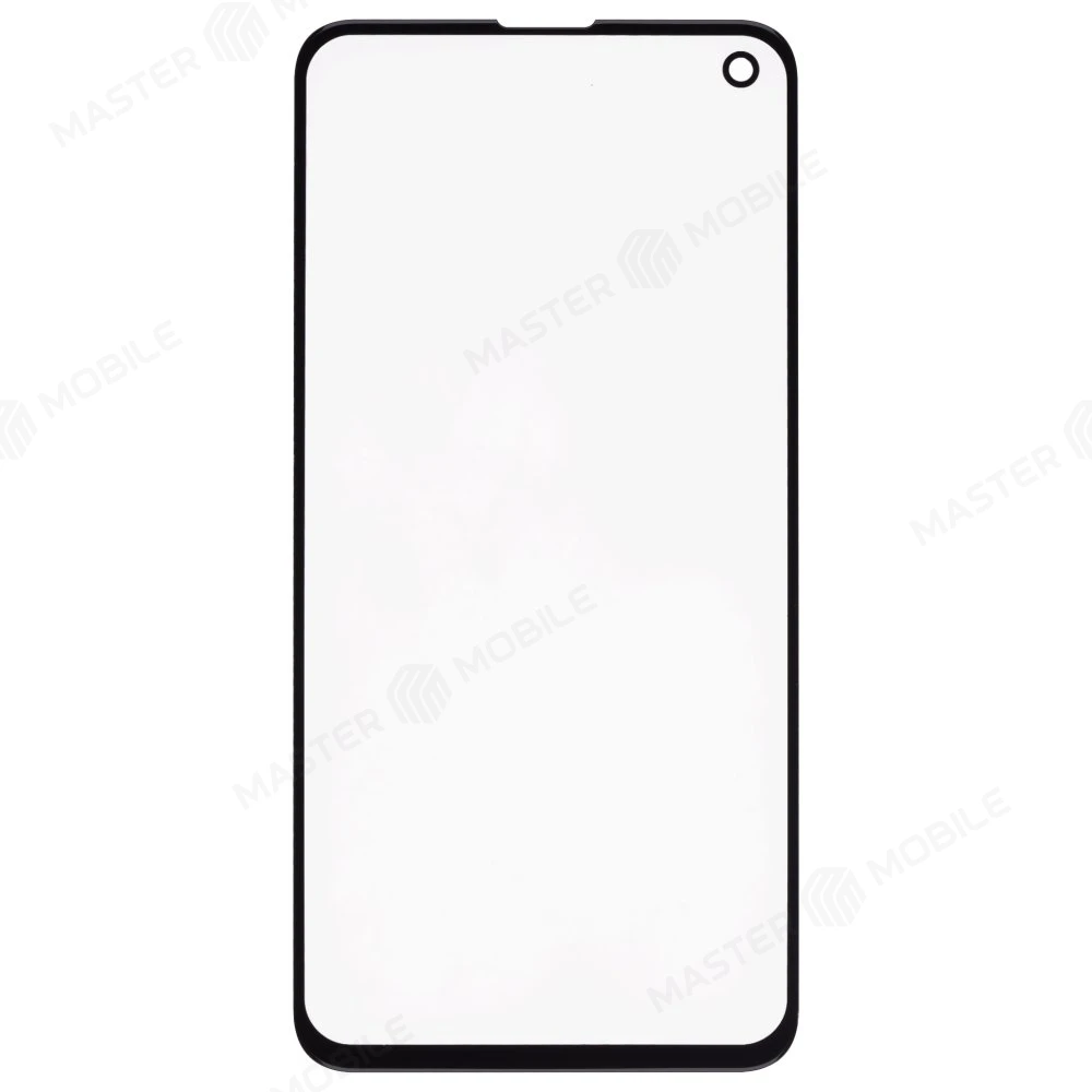 Стекло модуля для Samsung G970 Galaxy S10e + OCA (черный)  фото №1