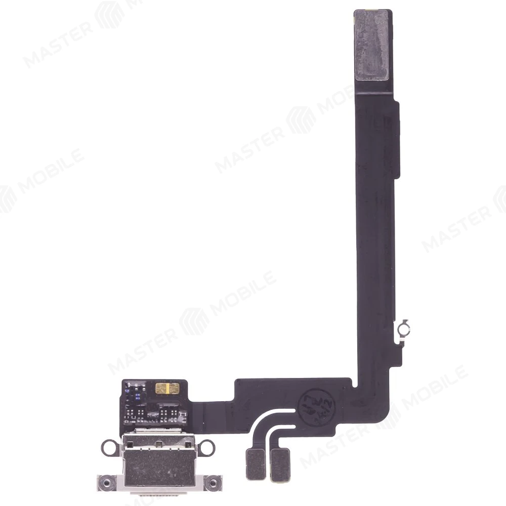 Шлейф для Apple iPhone 16 Pro Max с комп. + разъем зарядки (титановый) (ORIG100)  фото №1