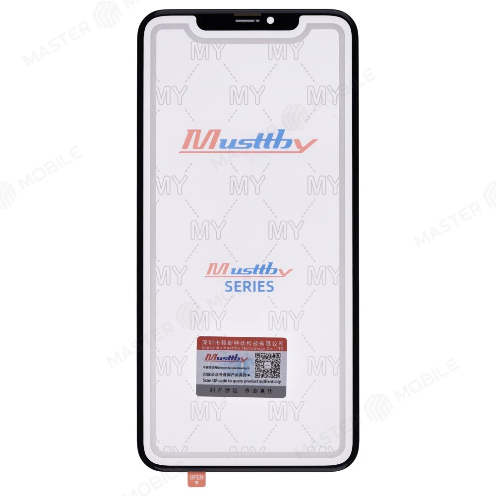 Стекло модуля для Apple iPhone Xs Max + OCA (Musttby) фото №1