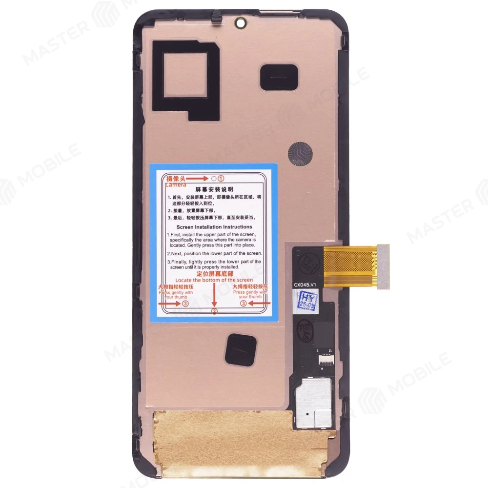 Дисплей для Google Pixel 8 (GKWS6/G9BQD/GZPFO/GPJ41) + тачскрин (черный) (в рамке) (OLED) фото №2