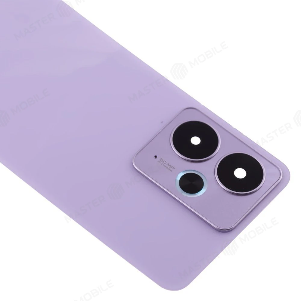 Задняя крышка для Realme 14T (RMX5078) (фиолетовый) (в сборе со стеклом камеры)  фото №3