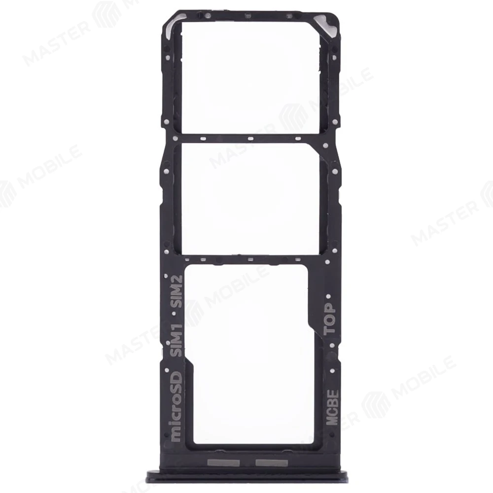 Держатель сим-карты для Samsung M325 Galaxy M32 (черный) фото №1