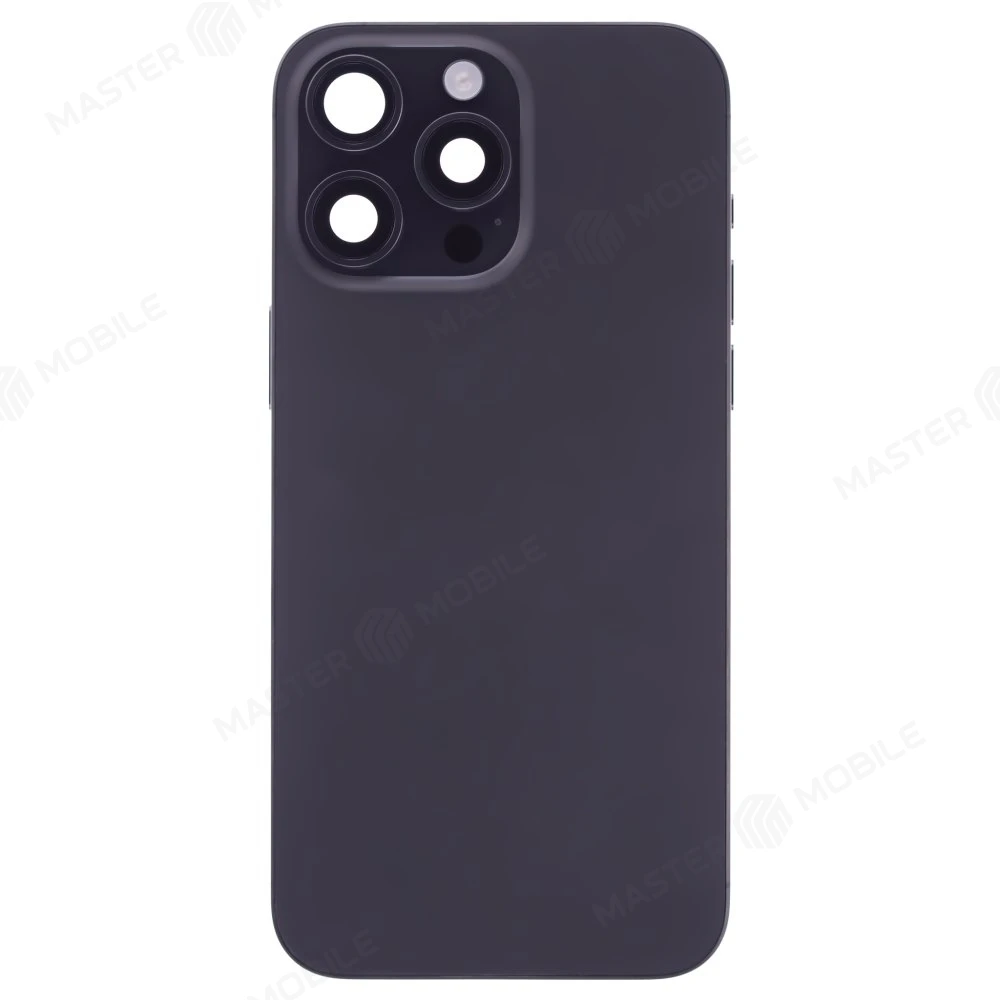 Корпус для Apple iPhone 15 Pro Max (черный) (в сборе) (с разбора) (ORIG100) (возможен дефект ЛКП)