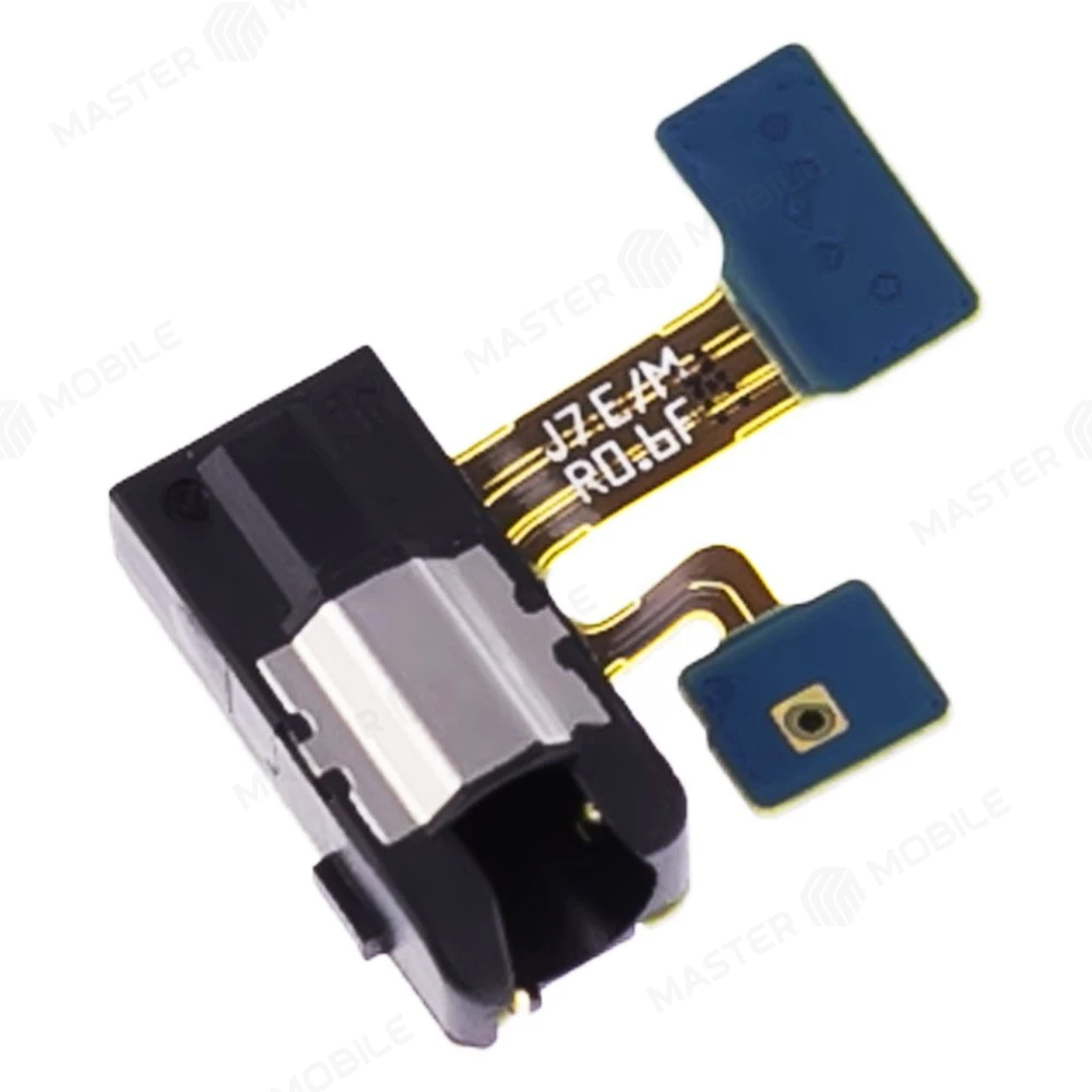 Шлейф для Samsung J330 Galaxy J3 (2017) / J400 Galaxy J4 (2018) с комп. + разъем гарнитуры + микрофон  фото №3