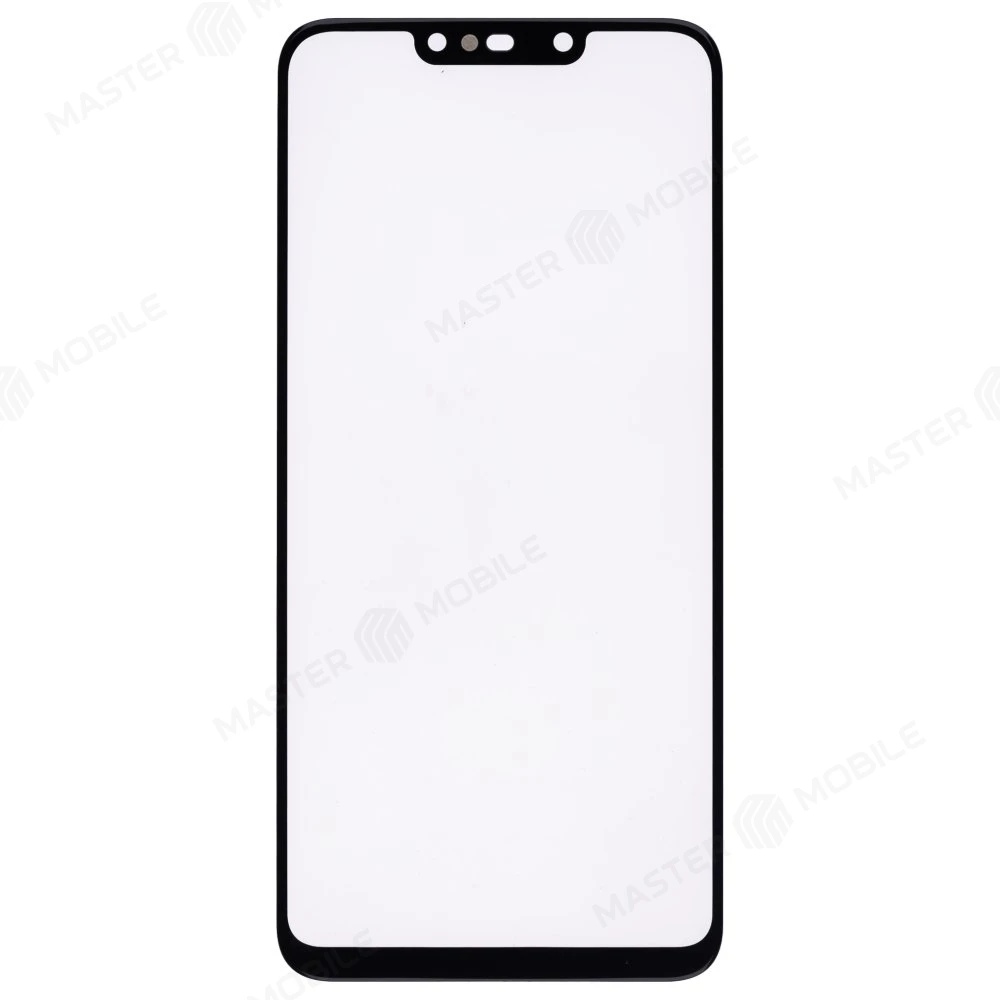 Стекло модуля для Huawei Nova 3i (INE-LX1) / Nova 3 (PAR-LX1) / P Smart Plus + OCA (черный)  фото №1