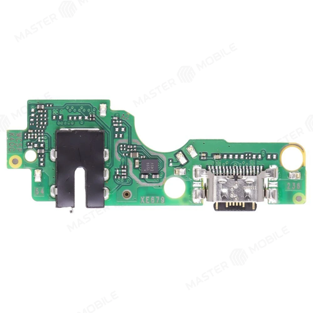 Нижняя плата для Tecno Spark 40C (KM4k) с комп. + разъем зарядки + микрофон фото №2