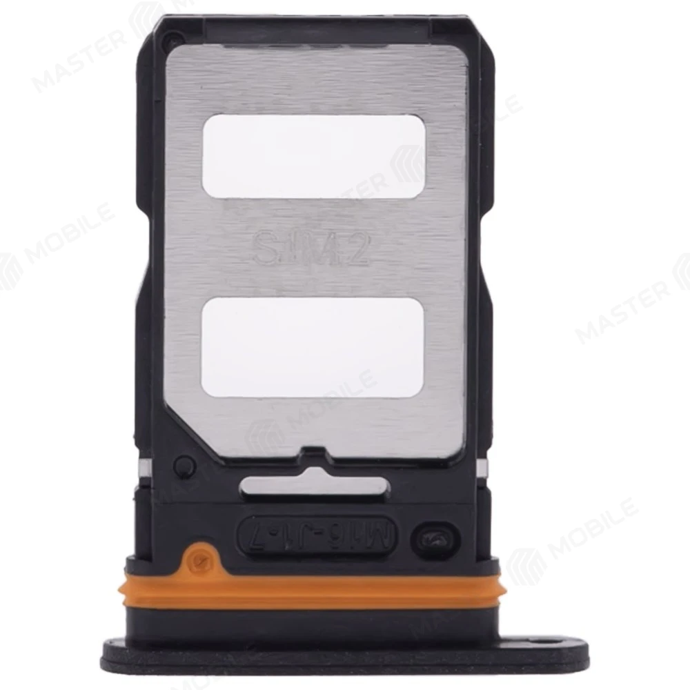 Держатель сим-карты для Xiaomi Redmi Note 12 Pro 5G (22101316G) (черный) фото №2