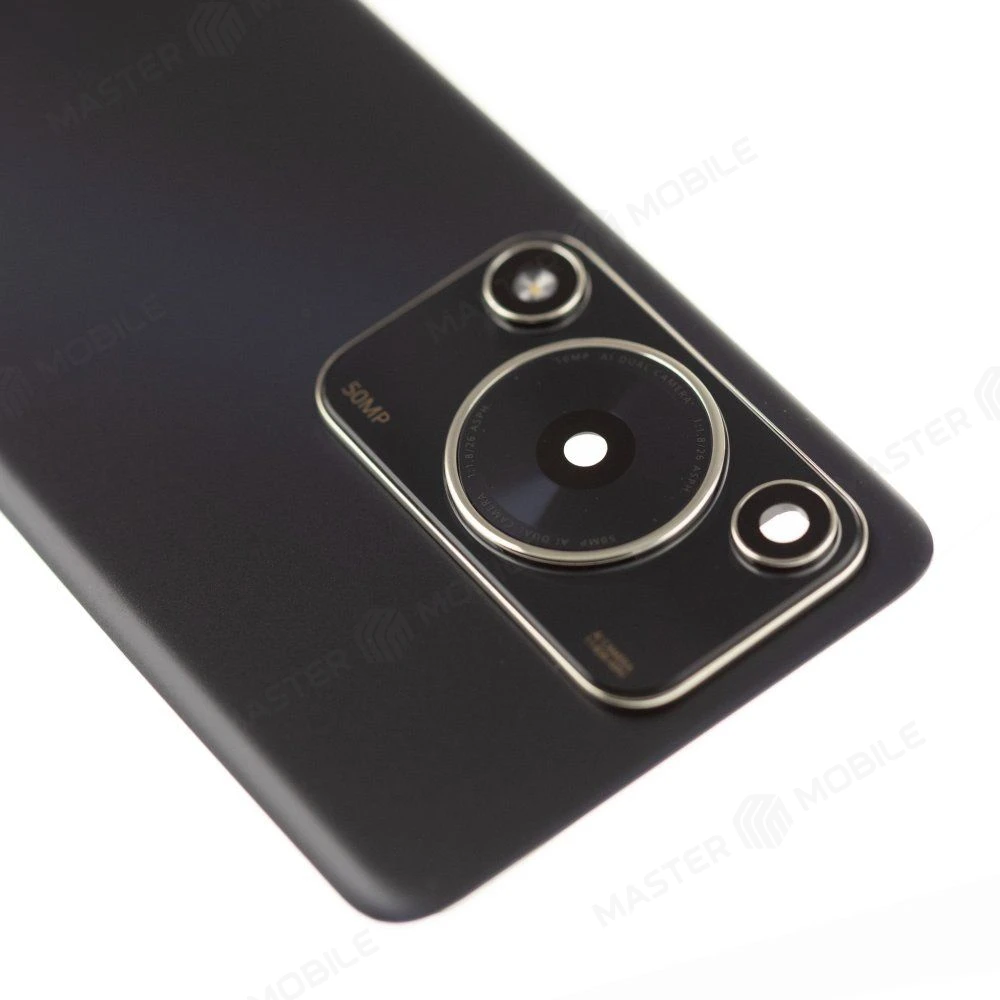 Задняя крышка для Huawei Nova Y63 (GFY-LX1) / Nova Y72S (GFY-LX1) (черный) (в сборе со стеклом камеры) фото №3