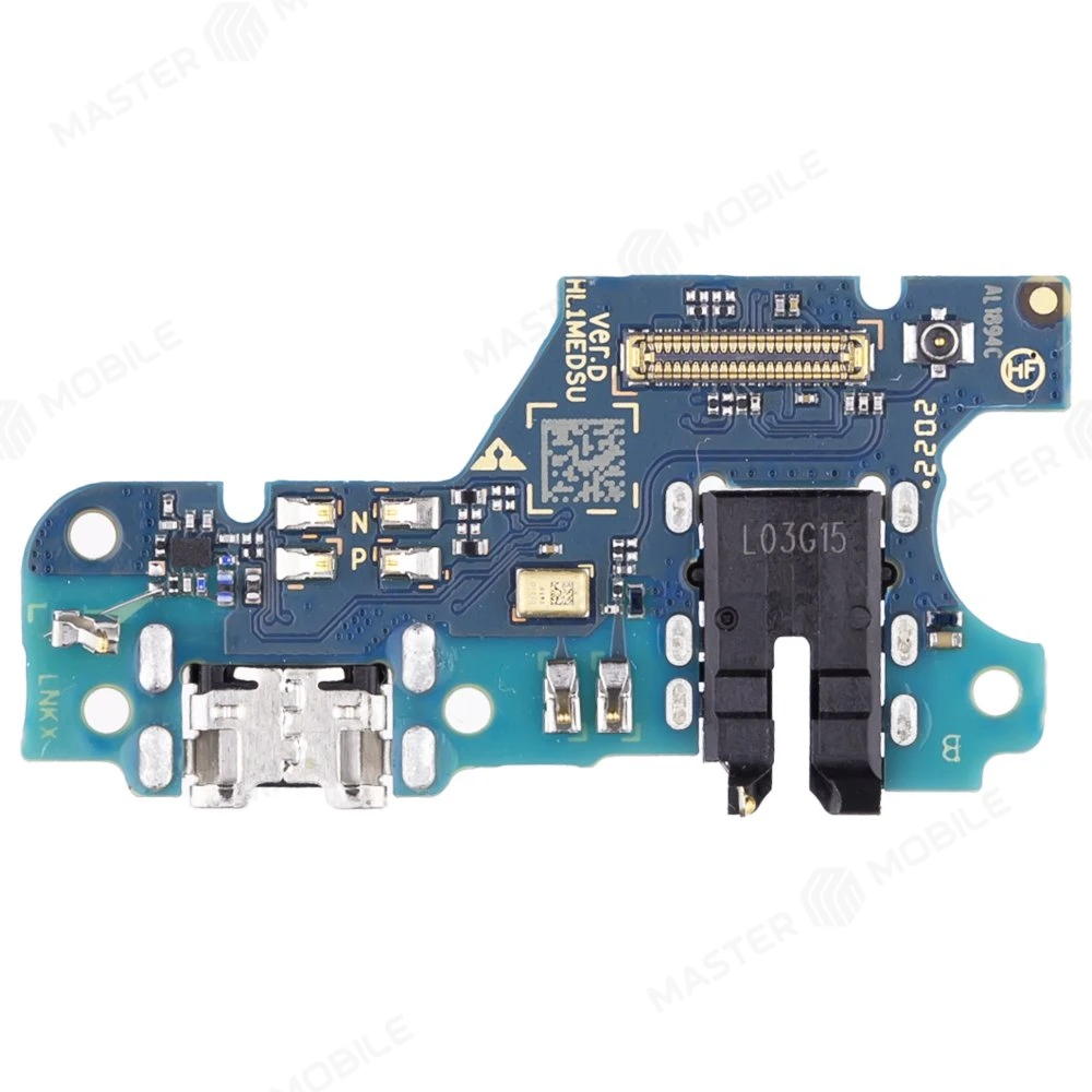 Нижняя плата для Huawei Honor 9A (MOA-LX9N) / Y6p (MED-LX9N) с комп. + разъем зарядки + разъем гарнитуры + микрофон (ORIG100)  фото №1