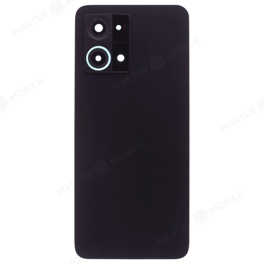 Задняя крышка для OPPO Reno 7 4G (CPH2363) (черный) (в сборе со стеклом камеры) фото №1
