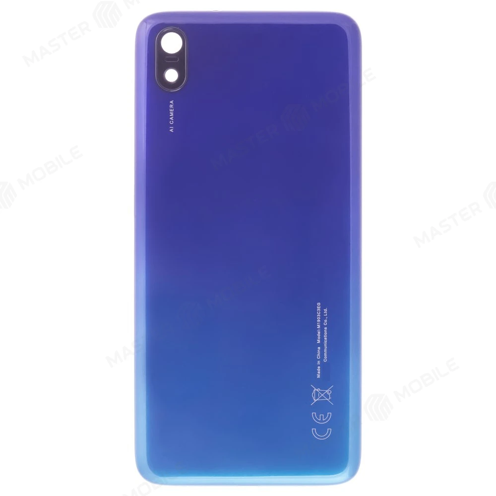 Задняя крышка для Xiaomi Redmi 7A (M1903C3EG) (сине-зеленый) (в сборе со стеклом камеры) фото №1