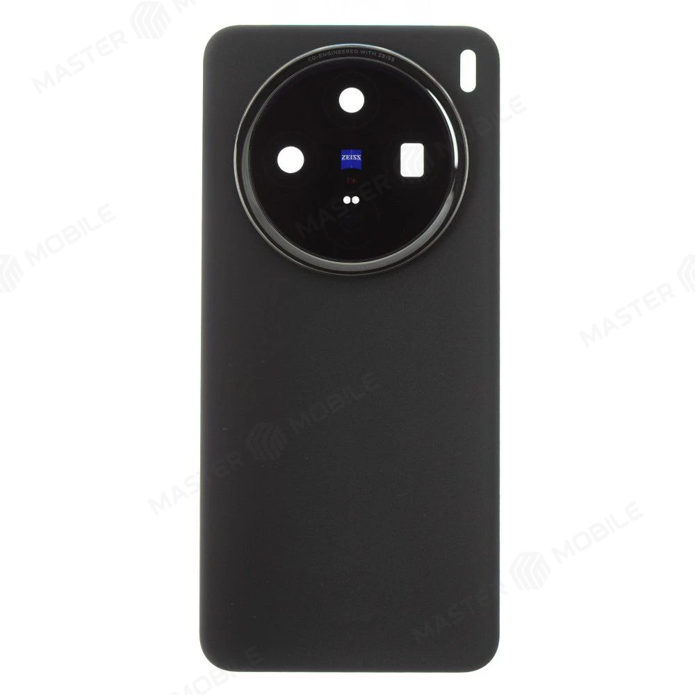 Задняя крышка для Vivo X200 (V2415) (черный) (в сборе со стеклом камеры) (ORIG100) фото №1