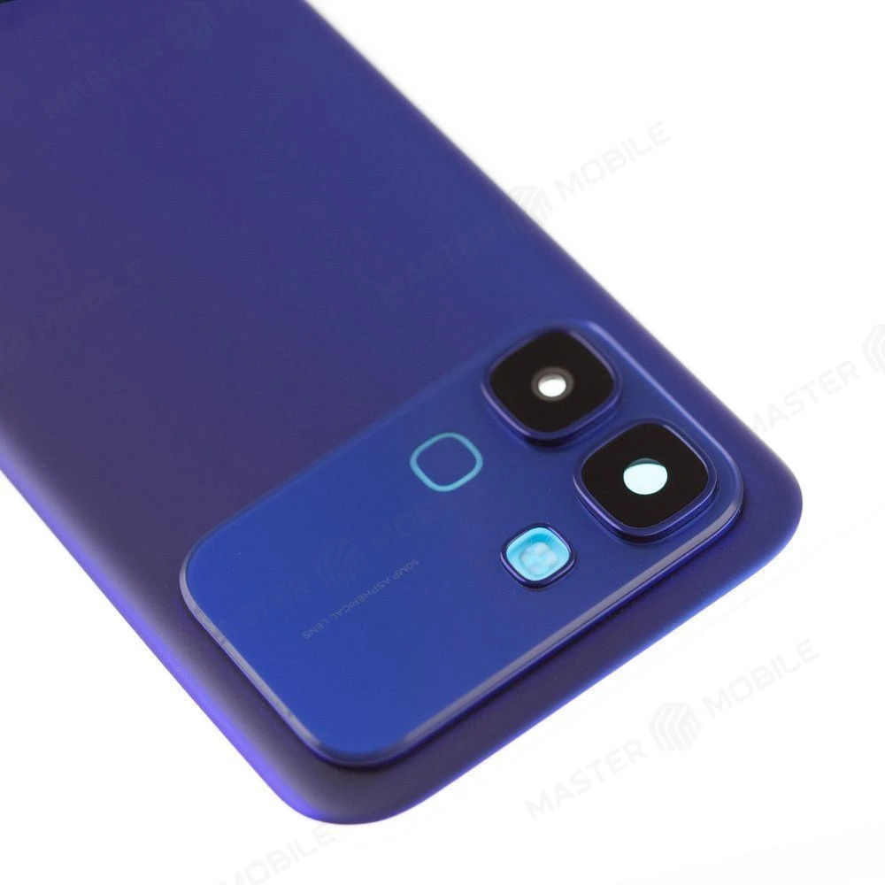 Задняя крышка для Infinix Note Edge (X6887) (синий) (в сборе со стеклом камеры) фото №3