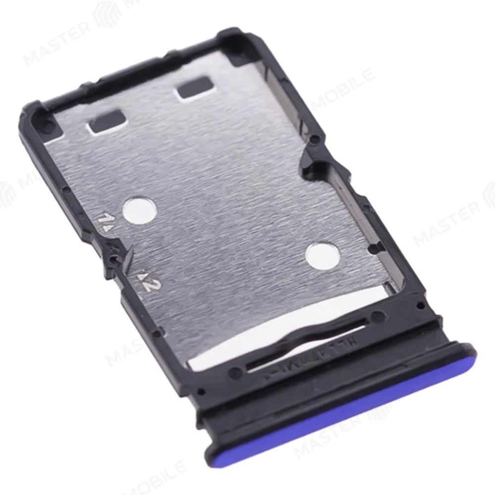 Держатель сим-карты для Tecno Pova 5 (LH7n) (синий) фото №3