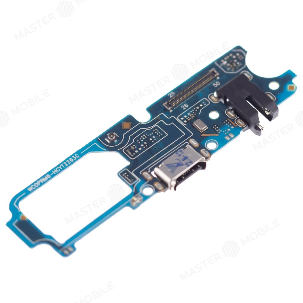 Нижняя плата для Realme 6 (RMX2001) с комп. + разъем зарядки + микрофон  фото №3