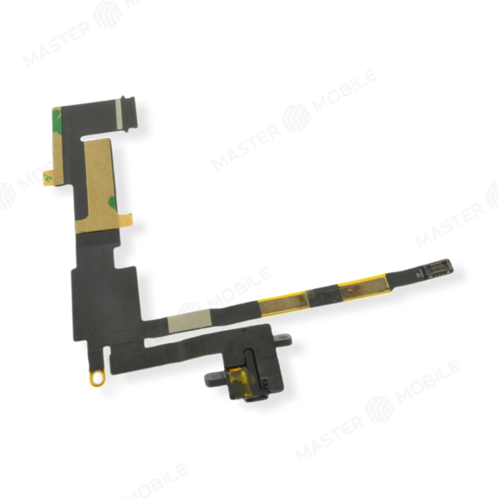 Шлейф для Apple iPad 2 (A1395/A1396/A1397) с комп. + разъем гарнитуры (черный)  фото №2