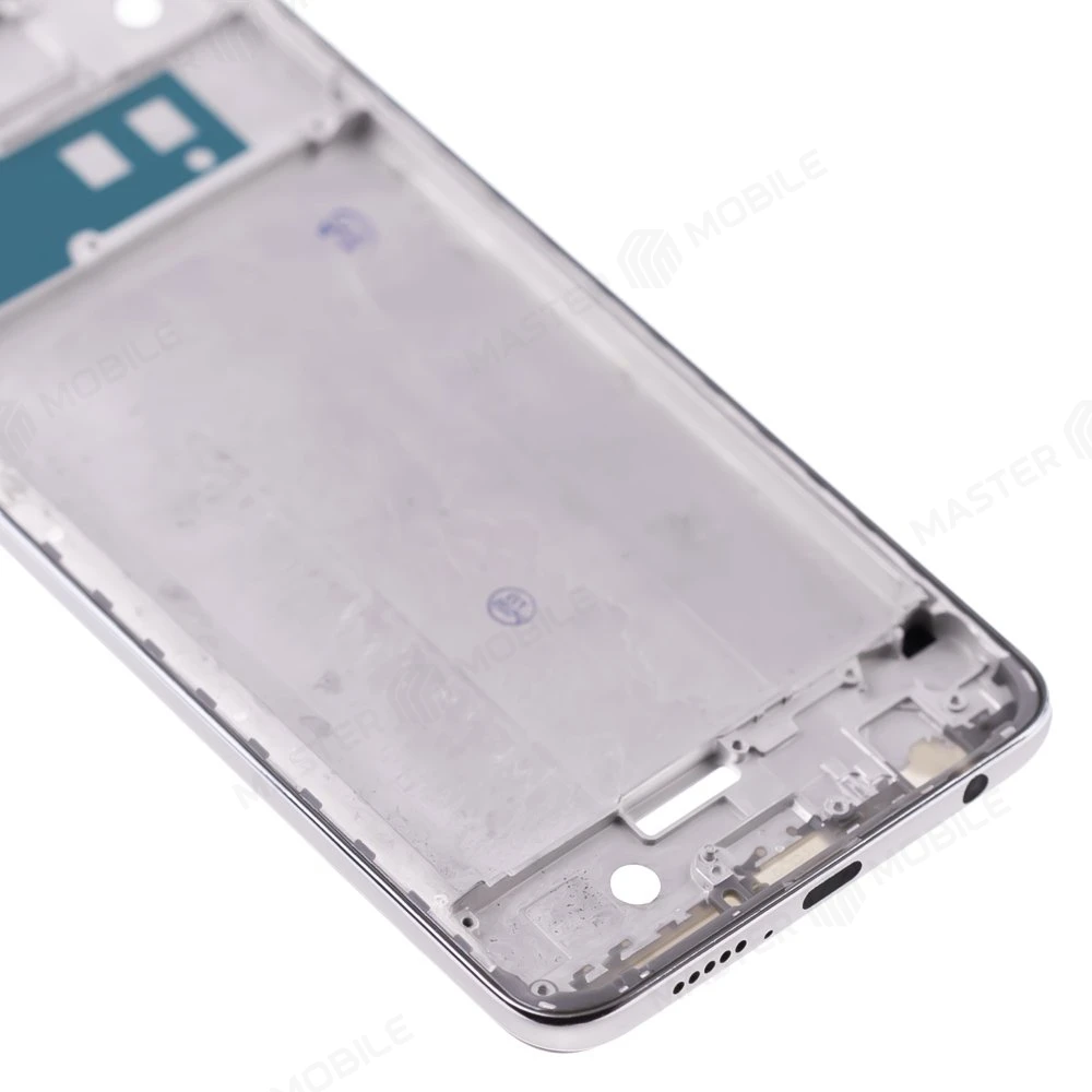 Рамка дисплея для Xiaomi Redmi Note 9S (M2003J6A1G) / Redmi Note 9 Pro (M2003J6B2G) (серебристый) фото №4