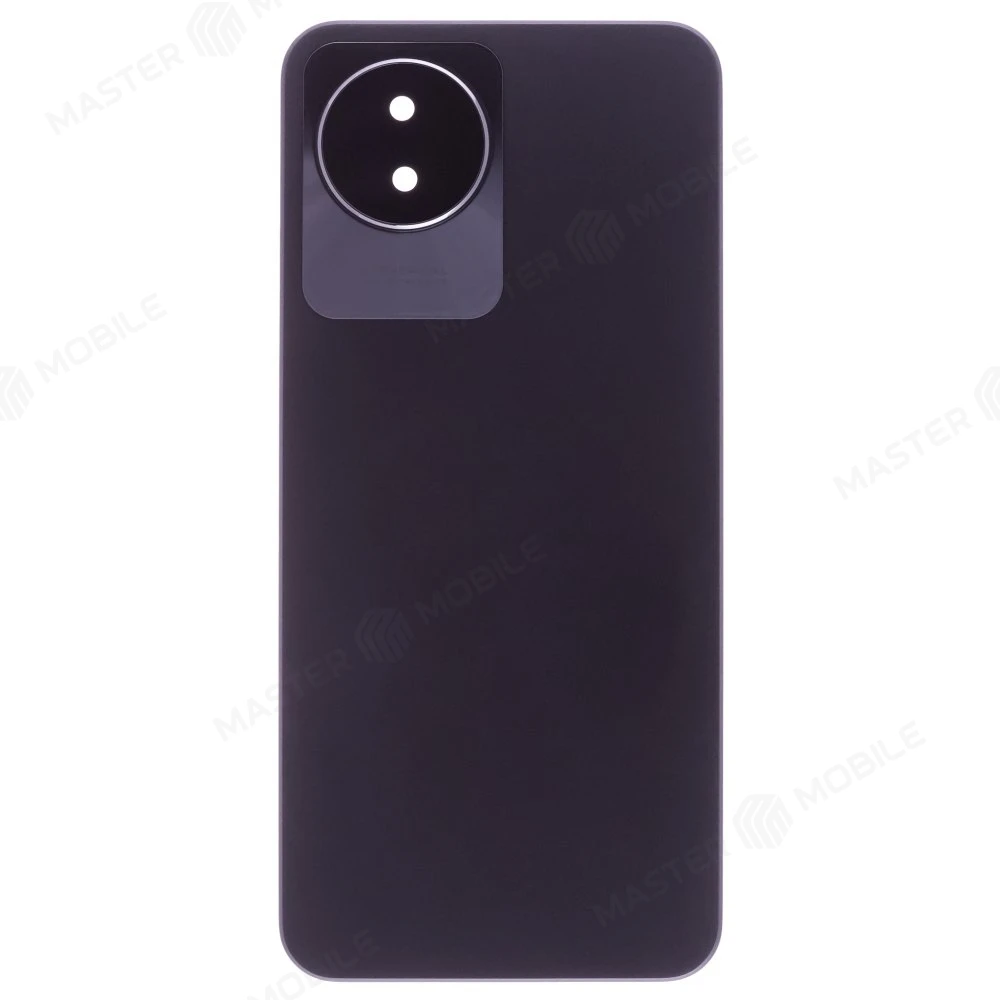 Задняя крышка для Vivo Y02 (V2217) (серый) (в сборе со стеклом камеры)