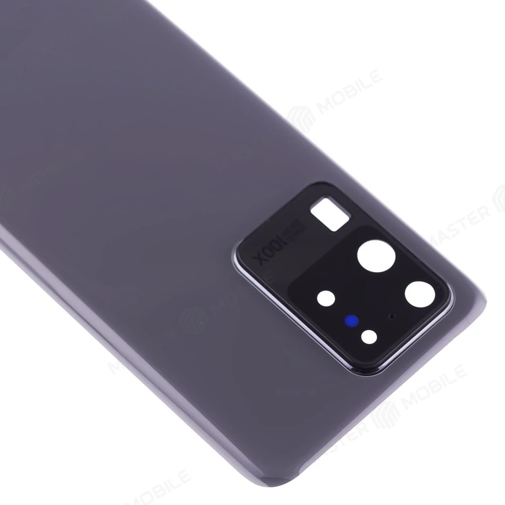 Задняя крышка для Samsung G988 Galaxy S20 Ultra (серый) (в сборе со стеклом камеры) фото №3