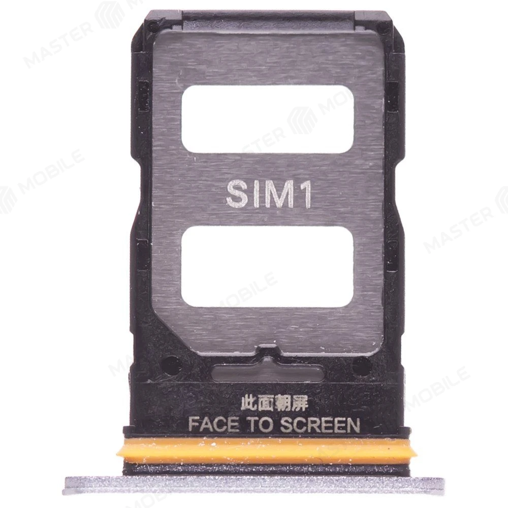 Держатель сим-карты для Xiaomi Redmi Note 13 Pro+ 5G (23090RA98C) (серебристый) фото №1