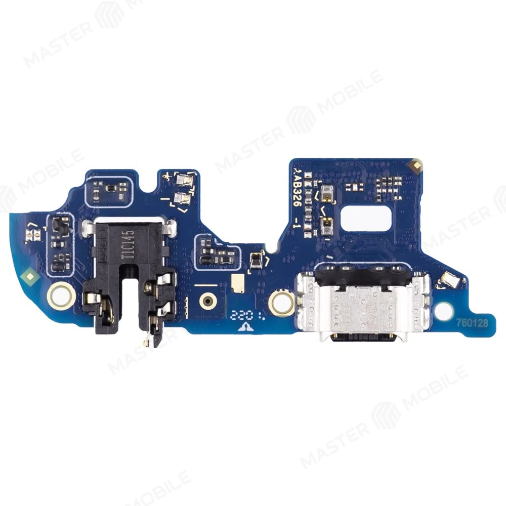 Нижняя плата для Realme C35 (RMX3511) с комп. + разъем зарядки + микрофон (ORIG100)  фото №2