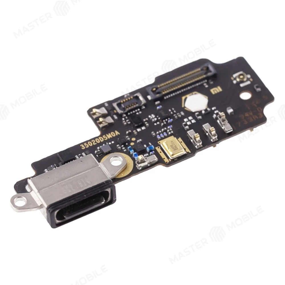 Нижняя плата для Xiaomi Mi Mix 2 (MDE5) с комп. + разъем зарядки + микрофон (ORIG100)  фото №3