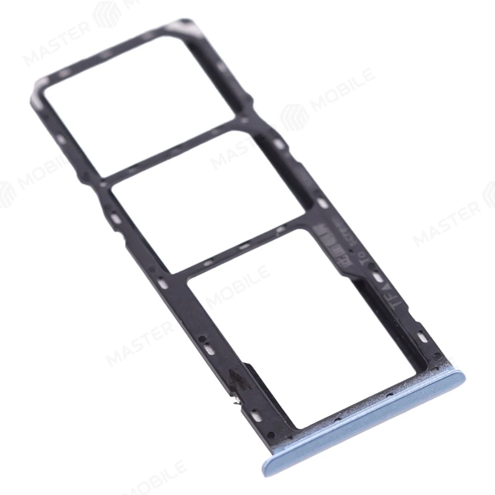 Держатель сим-карты для Realme Narzo 50A (RMX3430) (голубой) фото №3