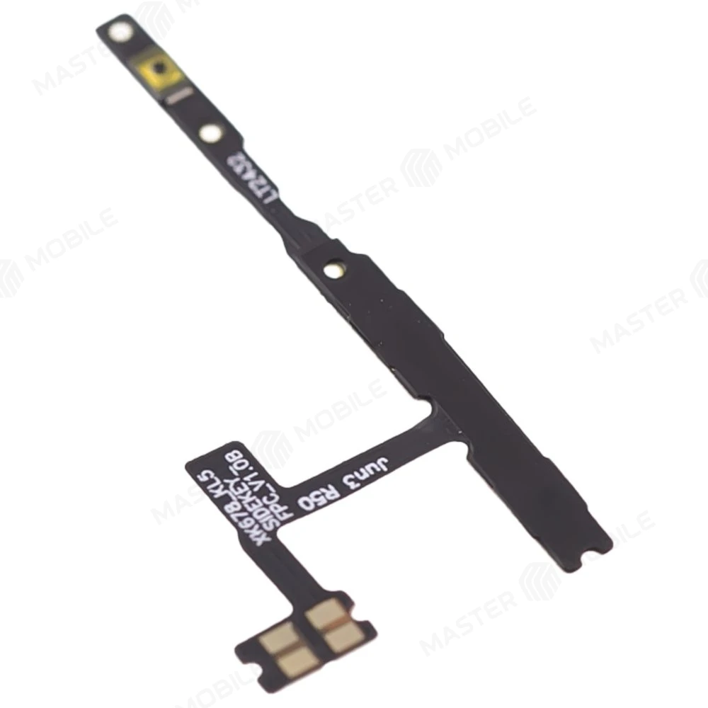 Шлейф для Tecno Spark 30C 4G (KL5) с комп. (на кнопку включения и кнопки громкости)  фото №3