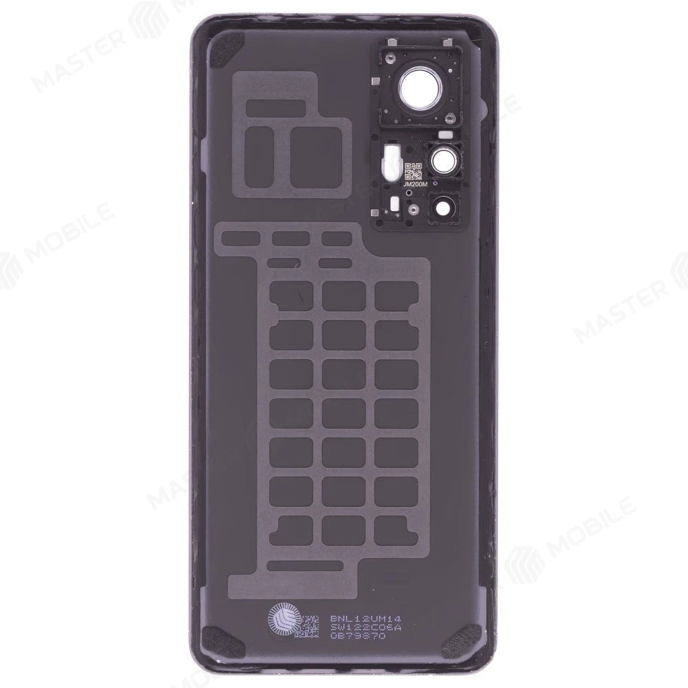 Задняя крышка для Xiaomi 12T Pro (22081212UG) (серебристый) (в сборе со стеклом камеры) (ORIG100) фото №2