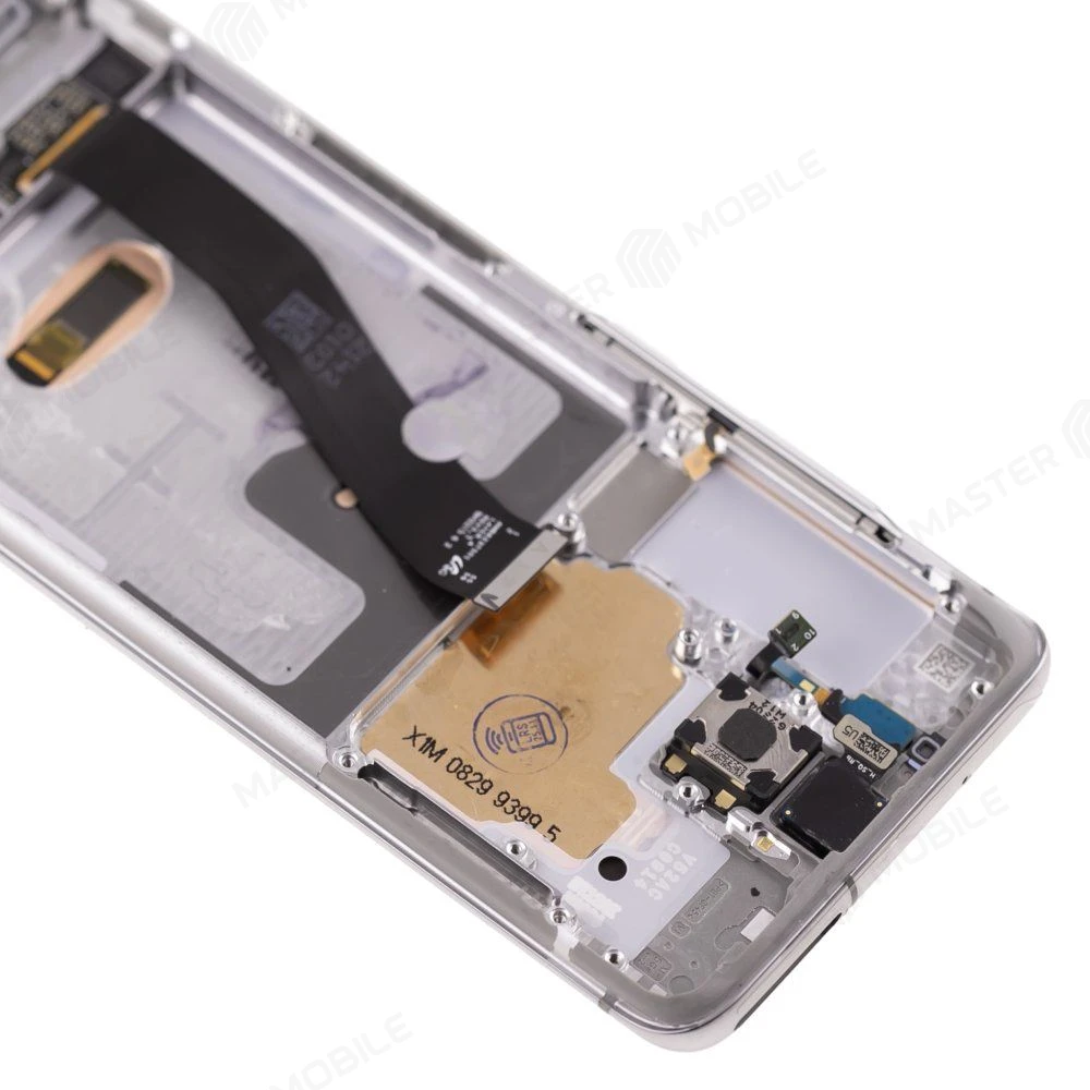 Дисплей для Samsung G981 Galaxy S20 5G + тачскрин (серебристый) (в рамке) (ORIG100) (возможен дефект ЛКП) фото №3