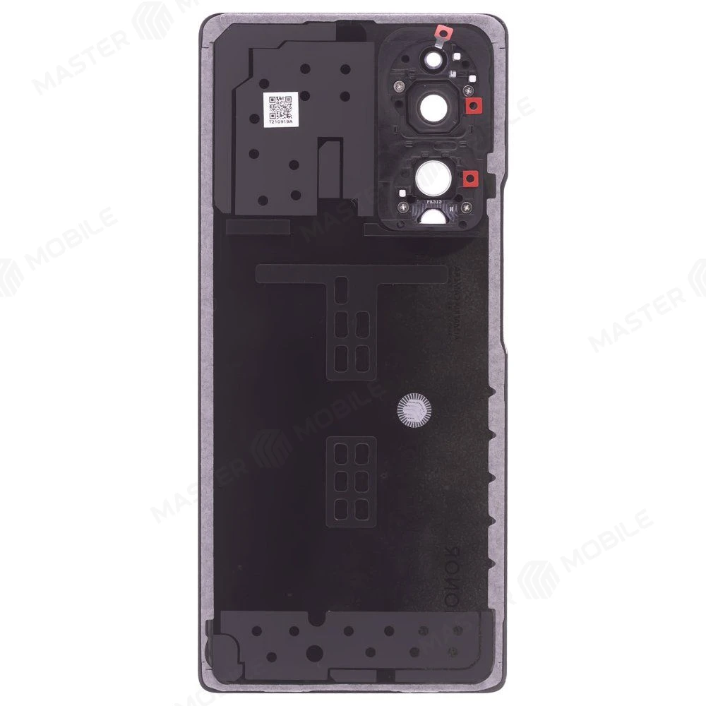 Задняя крышка для Huawei Honor 70 (FNE-NX9) (черный) (в сборе со стеклом камеры) (ORIG100)  фото №2