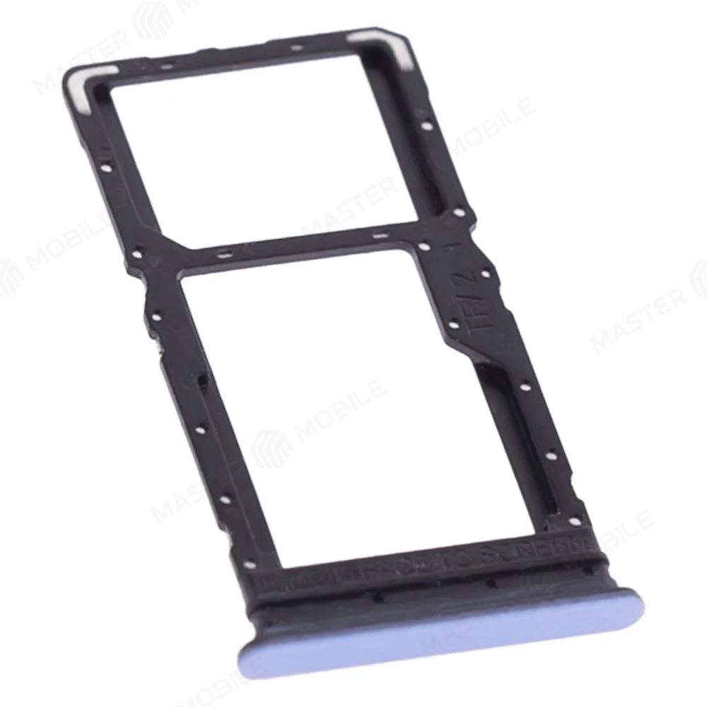 Держатель сим-карты для Xiaomi Redmi 12 4G (23053RN02Y) (голубой) фото №3