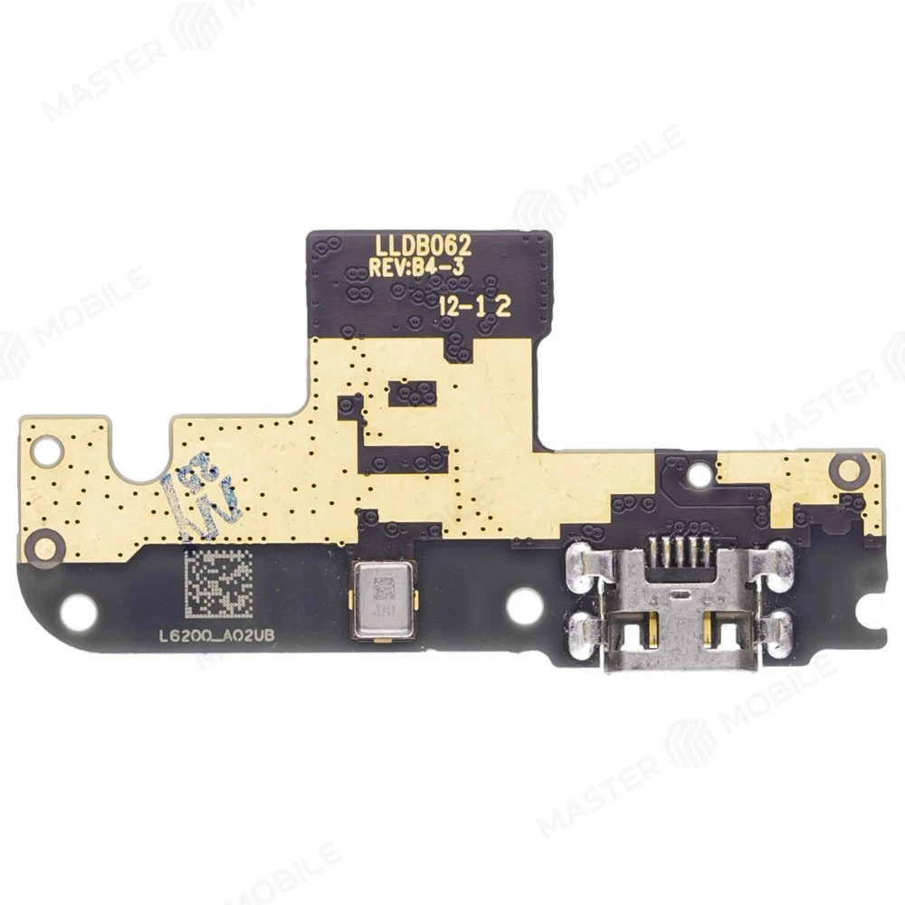 Нижняя плата для Xiaomi Redmi Note 5A / Redmi Note 5A Prime с комп. + разъем зарядки + микрофон (ORIG100)  фото №2