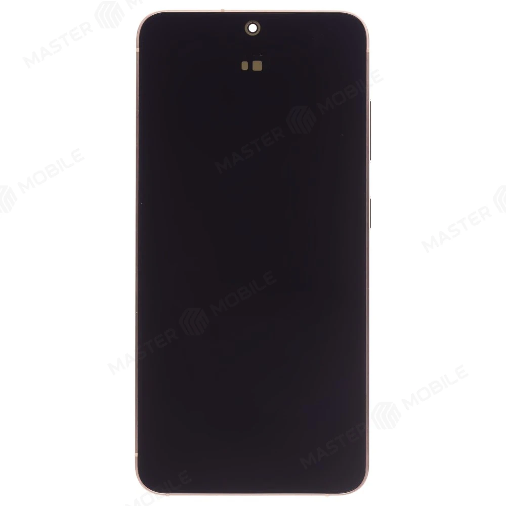 Дисплей для Samsung S921 Galaxy S24 + тачскрин (золотистый) (в рамке) (ORIG100) (возможен дефект ЛКП)
