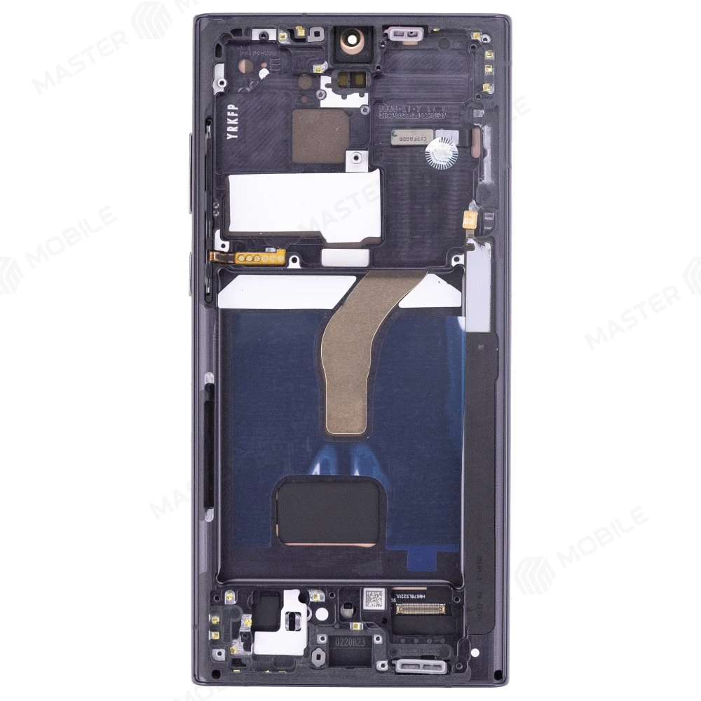 Дисплей для Samsung S908 Galaxy S22 Ultra + тачскрин (черный) (в рамке) (OLED) (Full Size) фото №2