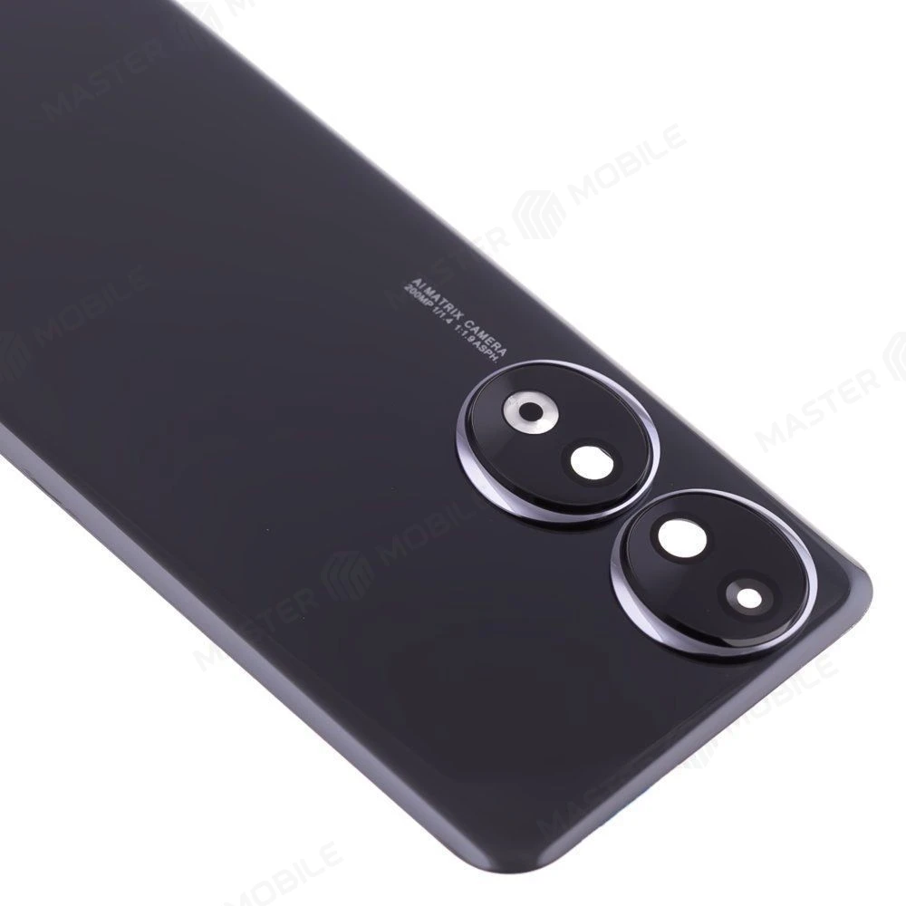 Задняя крышка для Huawei Honor 90 (REA-NX9) (черный) (в сборе со стеклом камеры) (ORIG100)  фото №3