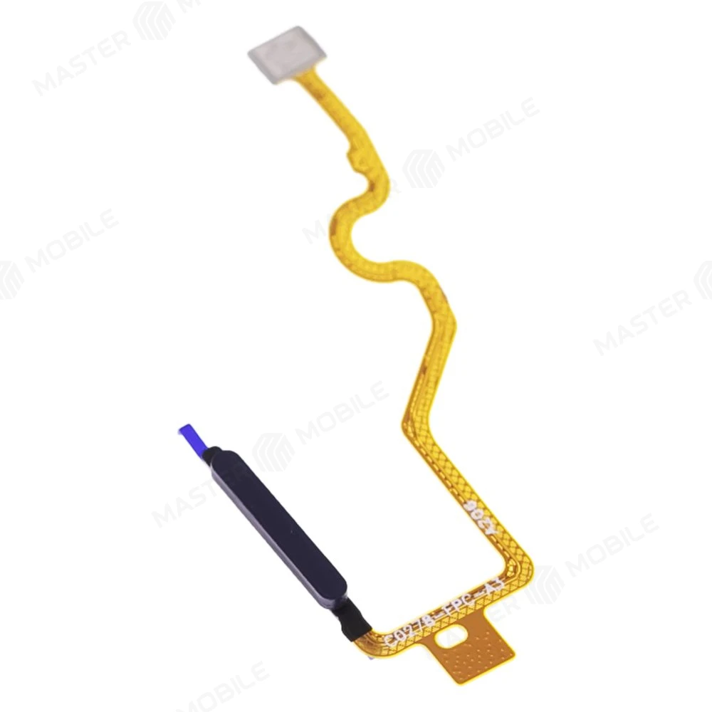 Шлейф для Tecno Spark 20C (BG7n) с комп. + сканер отпечатка пальца (черный) фото №3