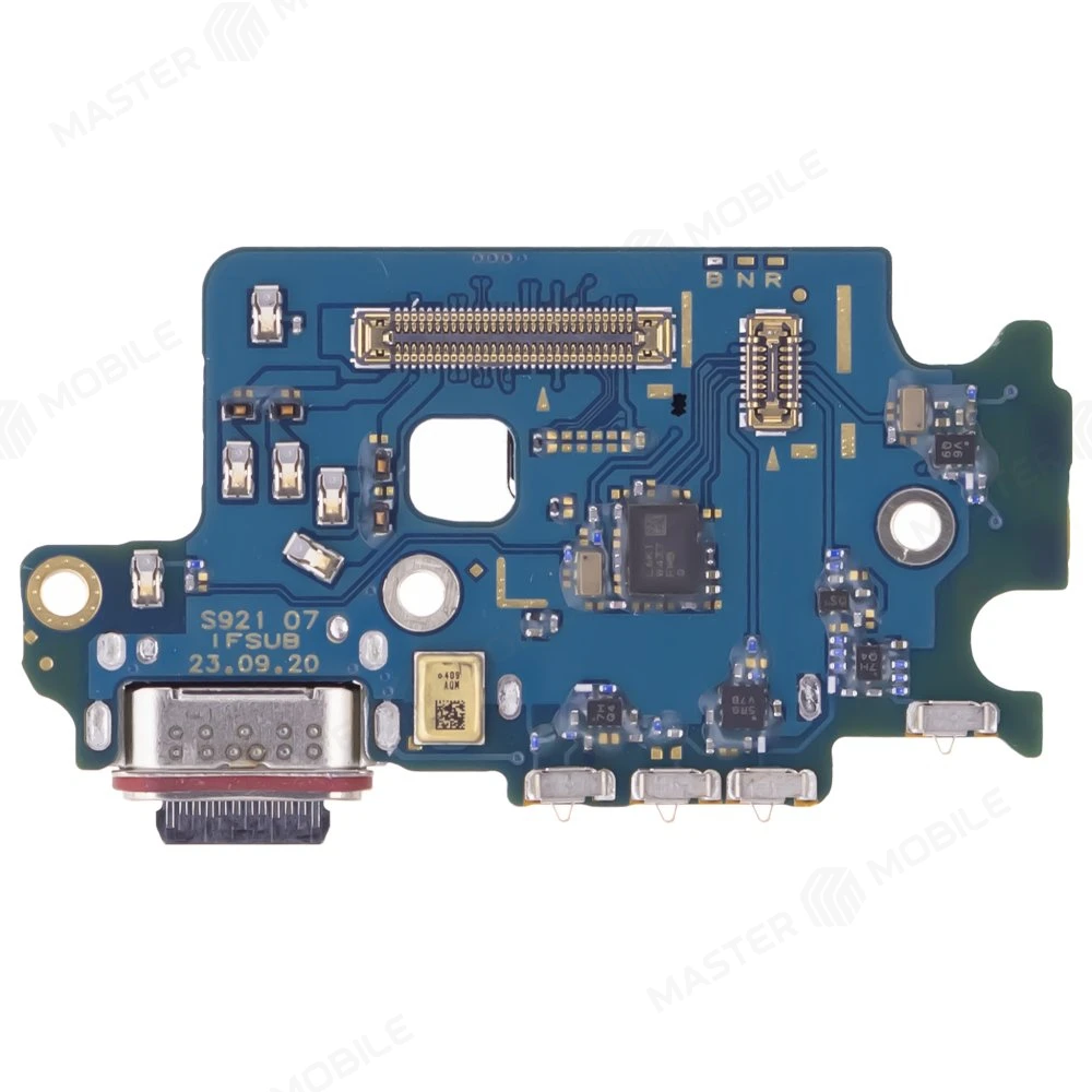 Нижняя плата для Samsung S921 Galaxy S24 с комп. + разъем зарядки + микрофон+ разъем SIM (ORIG100) фото №1