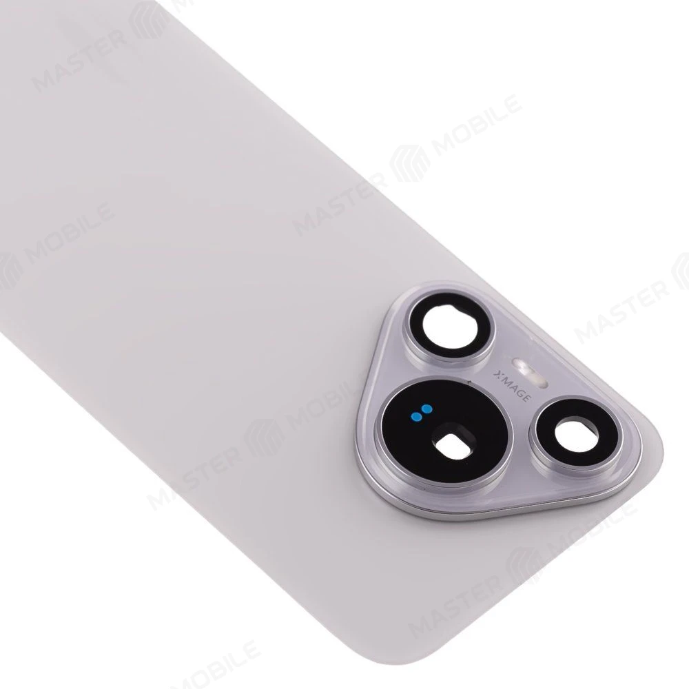 Задняя крышка для Huawei Pura 70 (ADY-LX9) (белый) (в сборе со стеклом камеры) (ORIG100)  фото №3