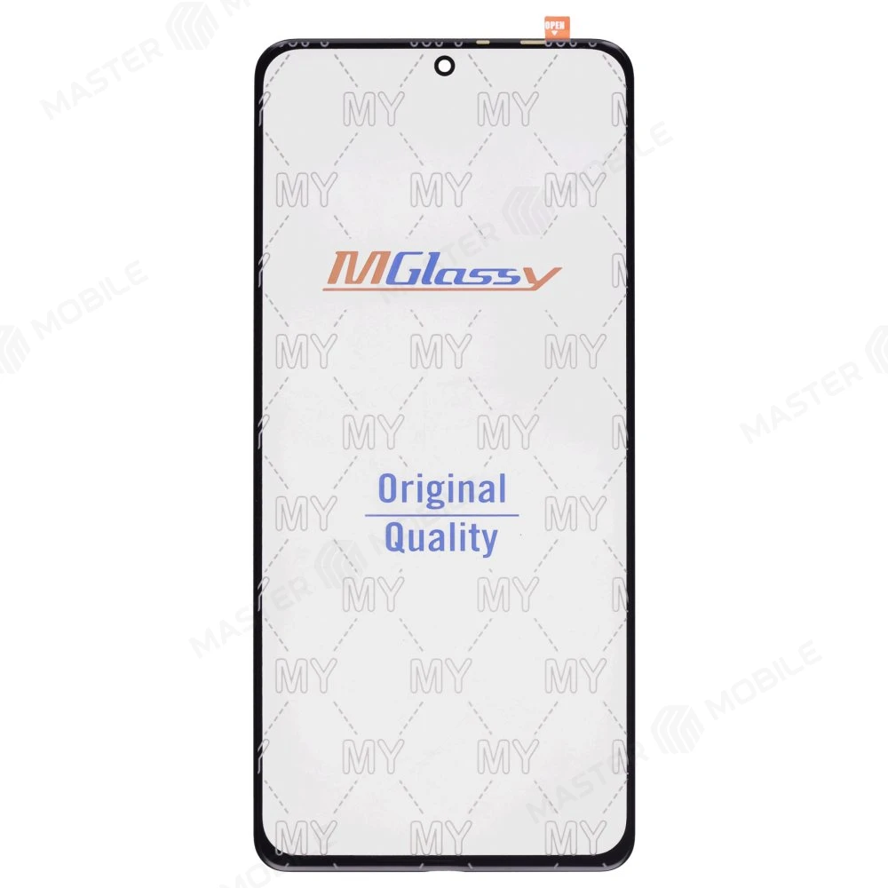Стекло модуля для Xiaomi Poco F3 (M2012K11AG) / Poco F4 (22021211RG) / Mi 11i (M2012K11G) и др. + OCA (черный) (Musttby)